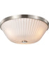 Royale 3-Light Close-to-Ceiling Brushed Nickel