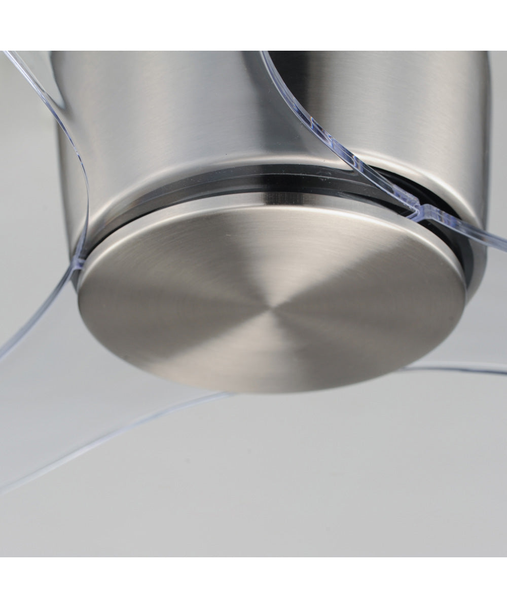 Aeris 52 inch 3-Blade Hugger Fan Satin Nickel