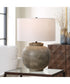 Rock Of Ages Rust Brown Table Lamp