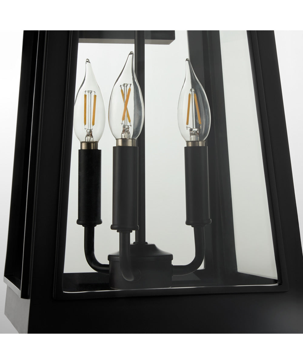 Francis Outdoor Wall Lantern Wall Mount Light Fixture Matte Black