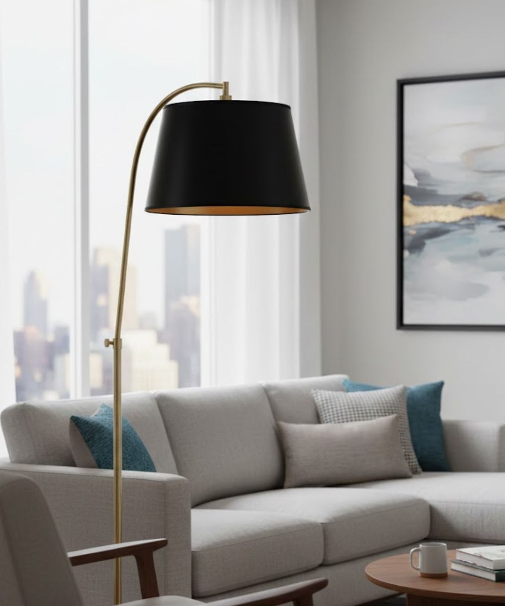 (7x10) (9x14) x 9 Black/Opaque Gold Foil Tapered Oval Hardback Lampshade