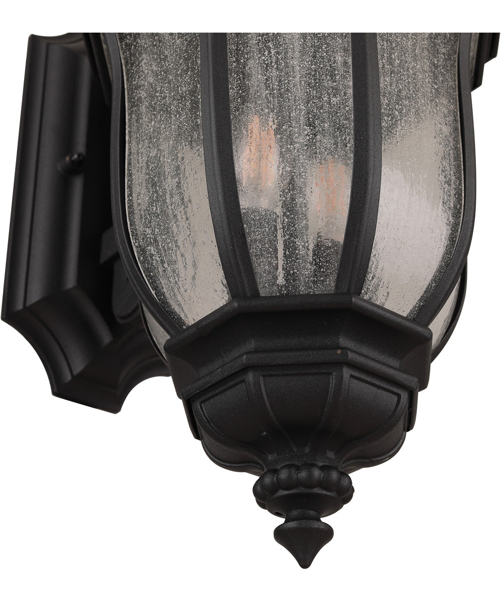 Harper 2-Light Outdoor Lighting Textured Black