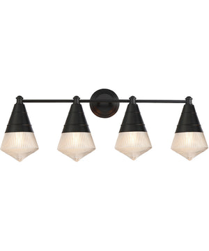 Hargreaves 4-Light Bath Vanity Black