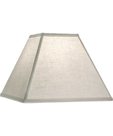 (5 x 5) x (12 x 12) x 9.5 Cream Aberdeen Tapered Square Hardback Lampshade