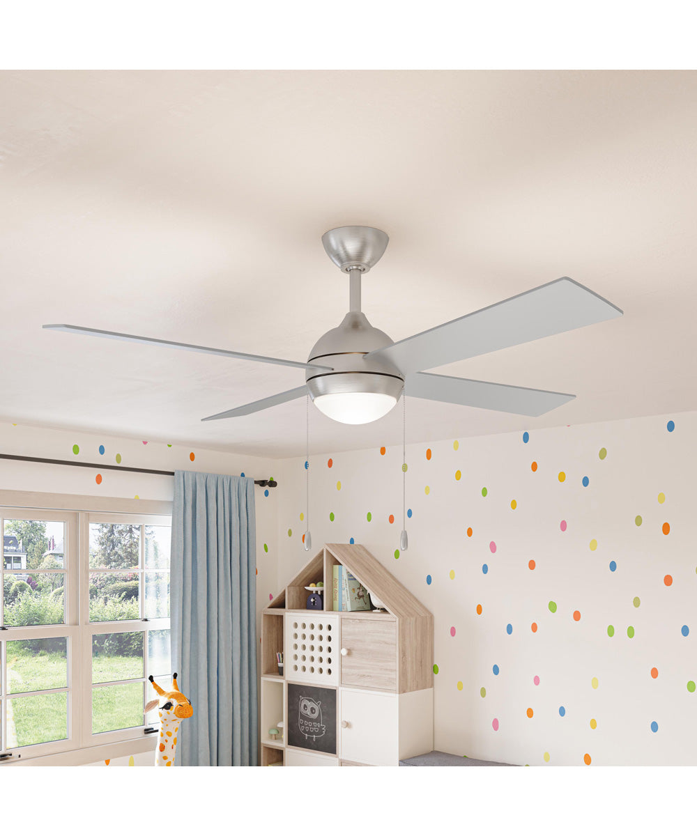 Tavo 52-in. 4-Blade LED Modern Ceiling Fan Brushed Nickel