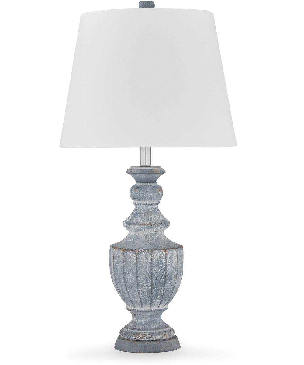 Cylerick Terracotta Table Lamp Antique Blue
