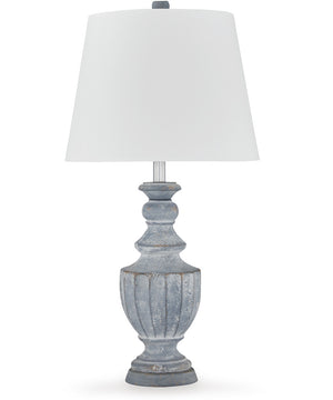 Cylerick Terracotta Table Lamp Antique Blue