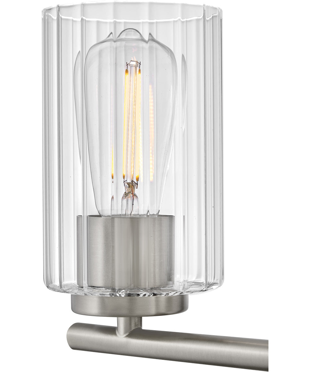 Leta 3-Light Medium Three Light Vanity in Brushed Nickel