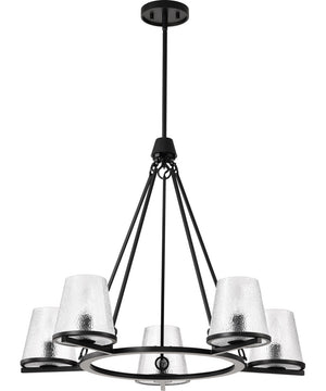 Valentine 5-Light Chandelier Black