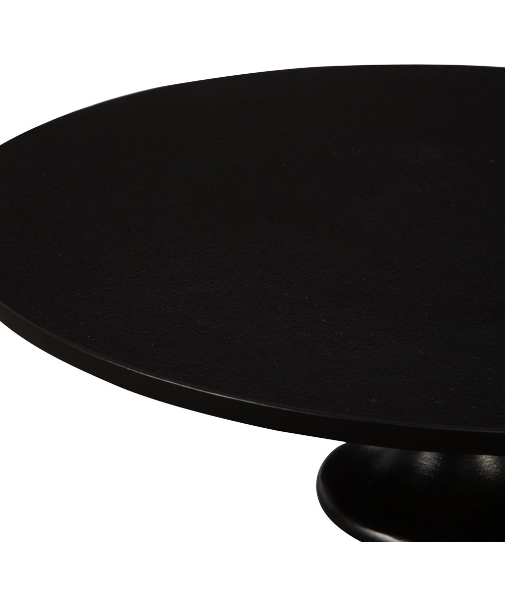 Flight Textured Black Accent Table