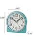 OPEN BOX Alarm Clock Marui Metallic Blue Plastic Case/Cover
