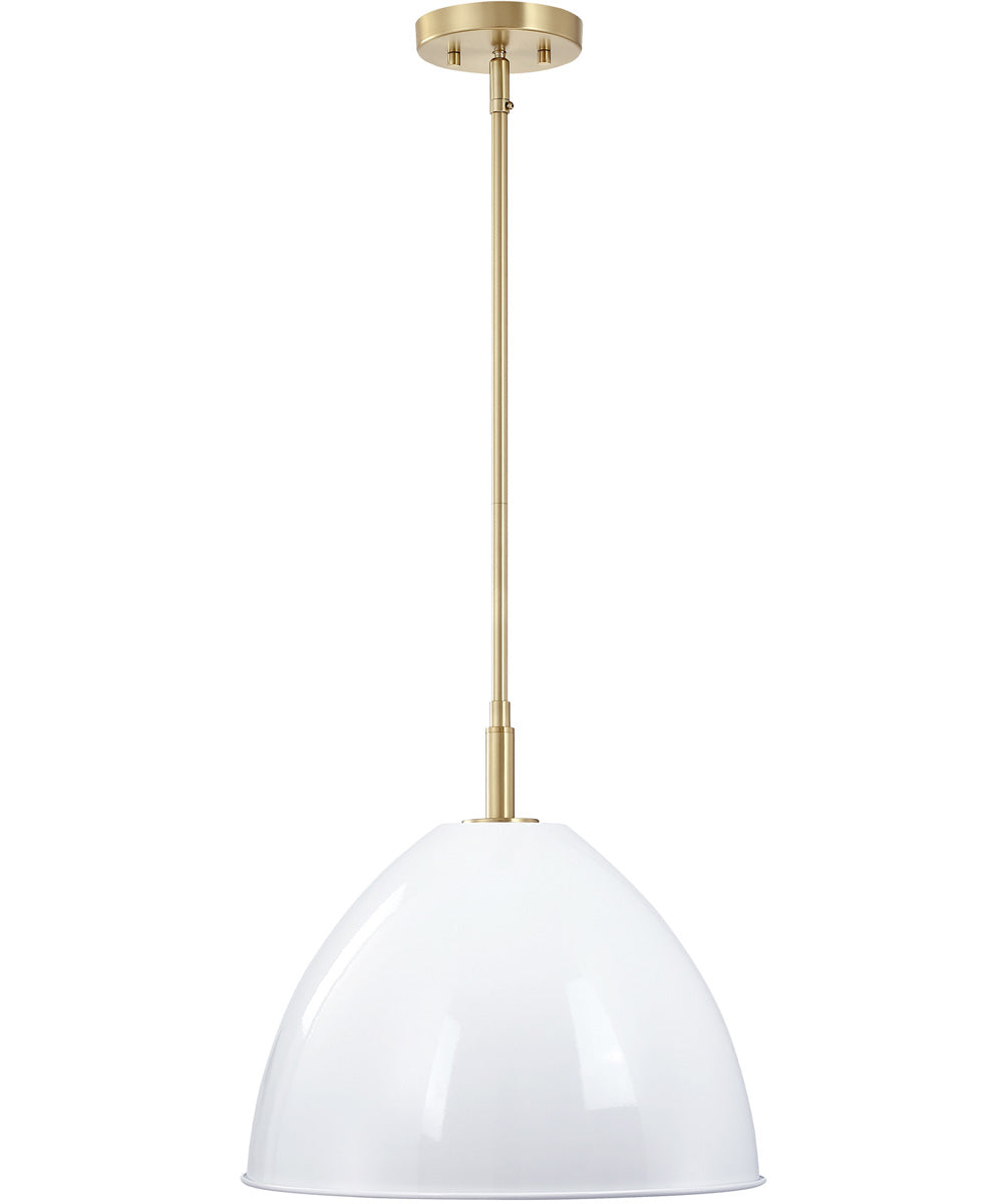 Biba 1 Light Pendant Brushed Gold
