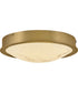 Cava LED-Light Small Flush Mount in Lacquered Brass