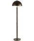 Floor Lamp in Rich Dark Bronze with Dome Metal Shade