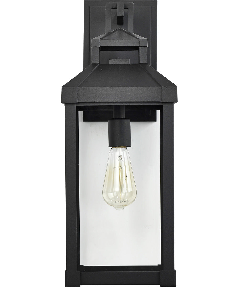 Corning 1-Light Outdoor Matte Black