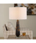 Dames Dark Marble Table Lamp