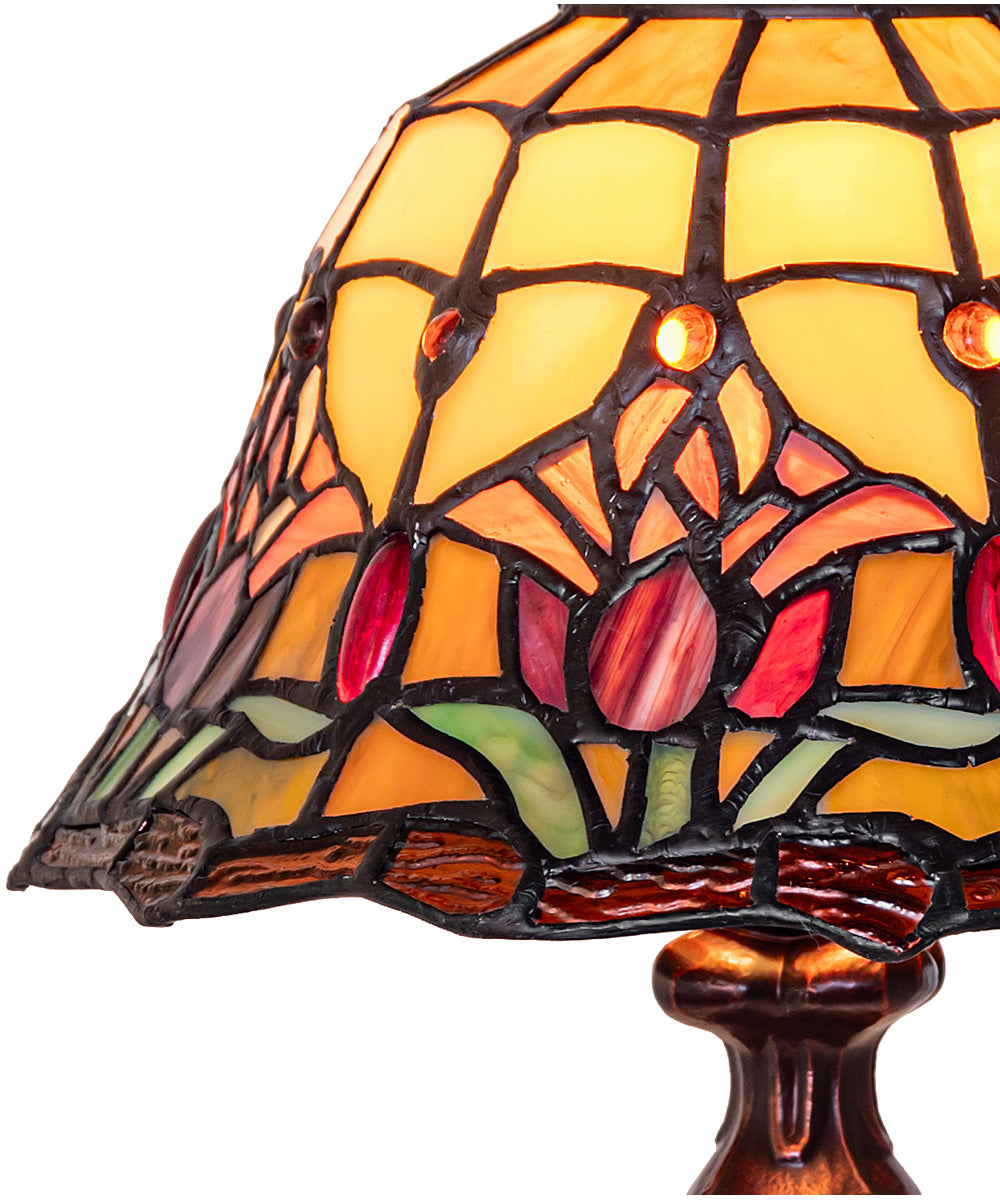 13" High Colonial Tulip Mini Lamp