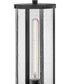 Alfie 1-Light Medium Post Mount Lantern in Black