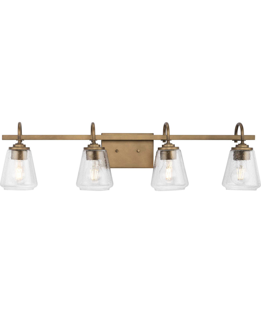 Martenne 4-Light Modern Farmhouse Vanity Light Aged Bronze