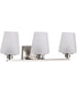 Lune 3-Light Vanity & Wall Brushed Nickel