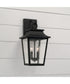 Chandler 2-Light Outdoor Wall-Lantern Black