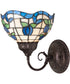 8" Wide Roseborder Wall Sconce