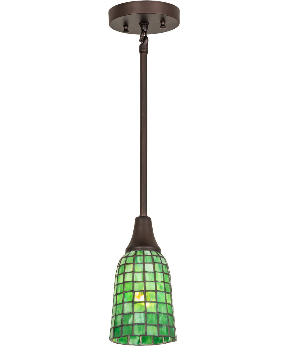 5" Wide Terra Esmeralda Mini Pendant