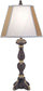 34"H 3-Way Table Lamp Roman Bronze