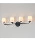 Durham 4-Light Bath Vanity Black