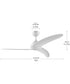 Nirra 52-in. 3-Blade Modern Ceiling Fan Matte White