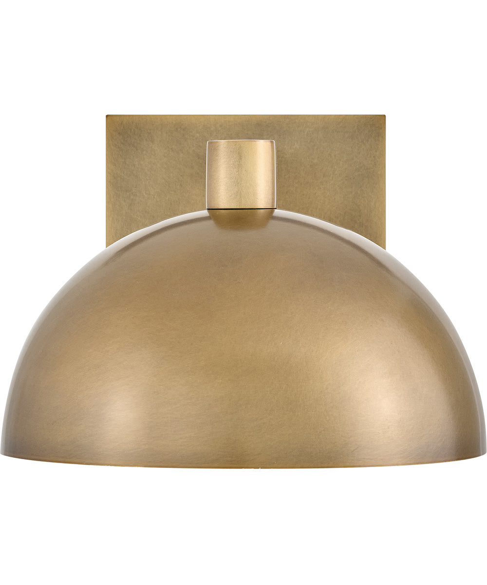 Vargas 1-Light Small Task Light Sconce in Heritage Brass