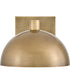 Vargas 1-Light Small Task Light Sconce in Heritage Brass