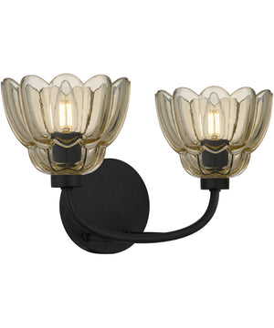 Whitecap 2-light Bath Light Mottled Cocoa