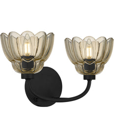 Whitecap 2-light Bath Light Mottled Cocoa