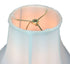 17"W x 13"H White Bell Shantung Shade