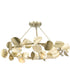 Laurel 28 in. 6-Light Transitional Flush Mount Gilded Silver