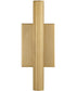 Ian 2-Light Sconce Aged Brass
