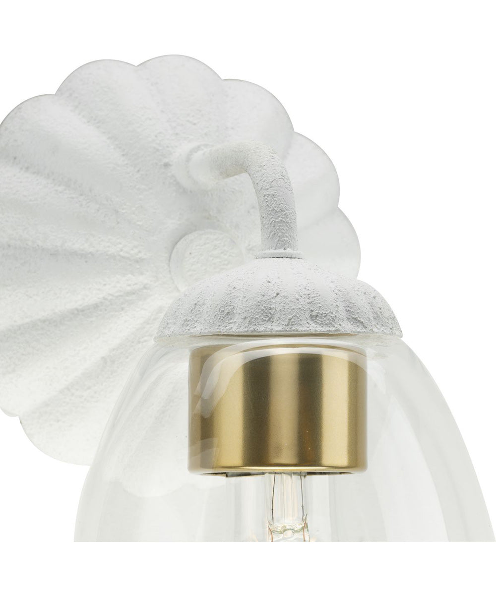 Quillan 1-Light Transitional Bath & Vanity Light White Plaster