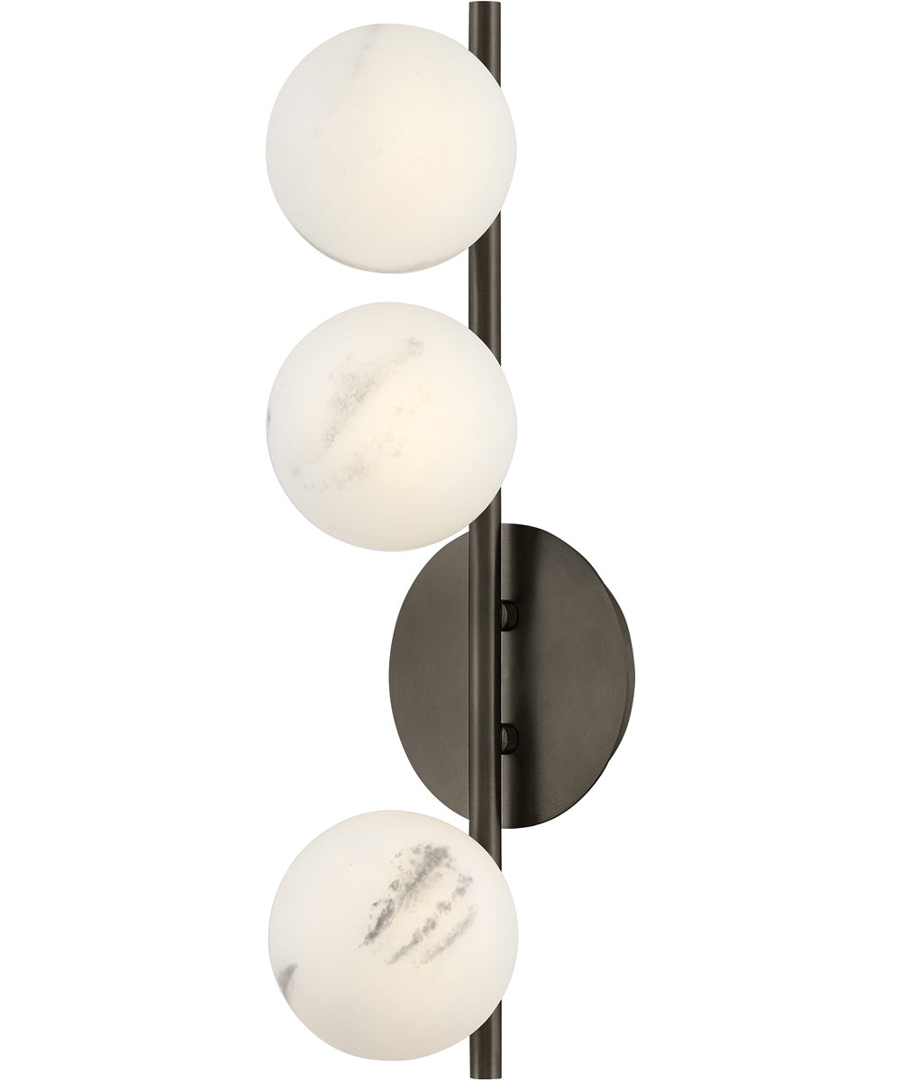 Selene 3-Light Large Three Light Sconce in Black Oxide