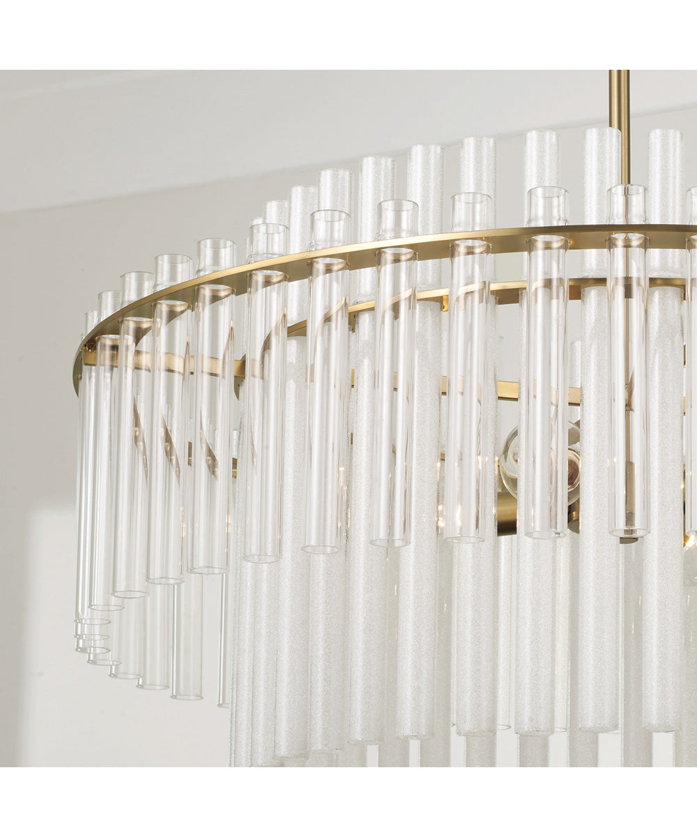 Blair 4-Light Pendant Aged Brass