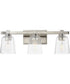 Cubos 3-Light Bath Vanity Satin Nickel
