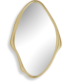 Aster Abstract Gold Mirror