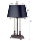 28"H 3-Way Desk Lamp Antique Old Bronze