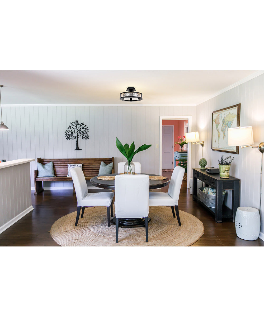 Darrow  Close-to-Ceiling Matte Black