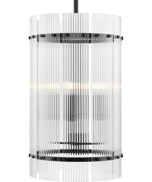 Seville 4-Light Contemporary Foyer Light Matte Black