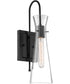 5"W Bahari 1-Light Vanity & Wall Black