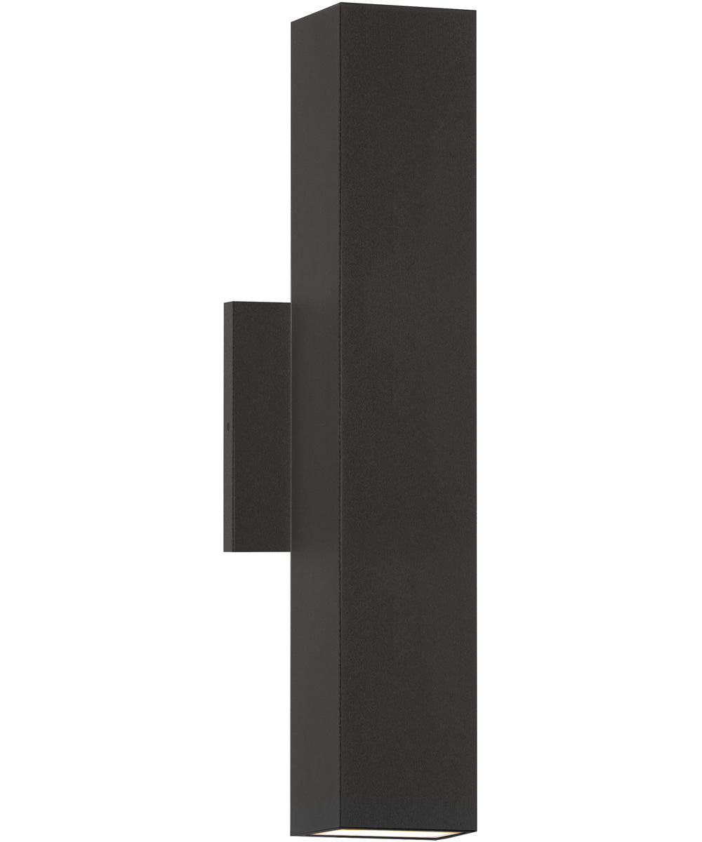 Colombo 15 inch LED Outdoor Square Up/Down Light- 5CCT Antique Brass