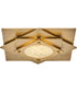 Claude LED-Light Medium LED Flush Mount in Heritage Brass