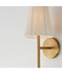 Valette 1-Light Wall Sconce Natural Aged Brass