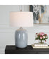 Jubilee Sky Blue Table Lamp
